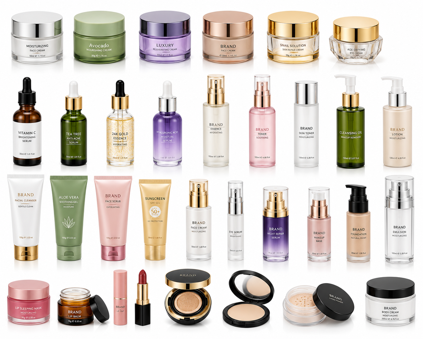 Cosmetic Packaging Containers