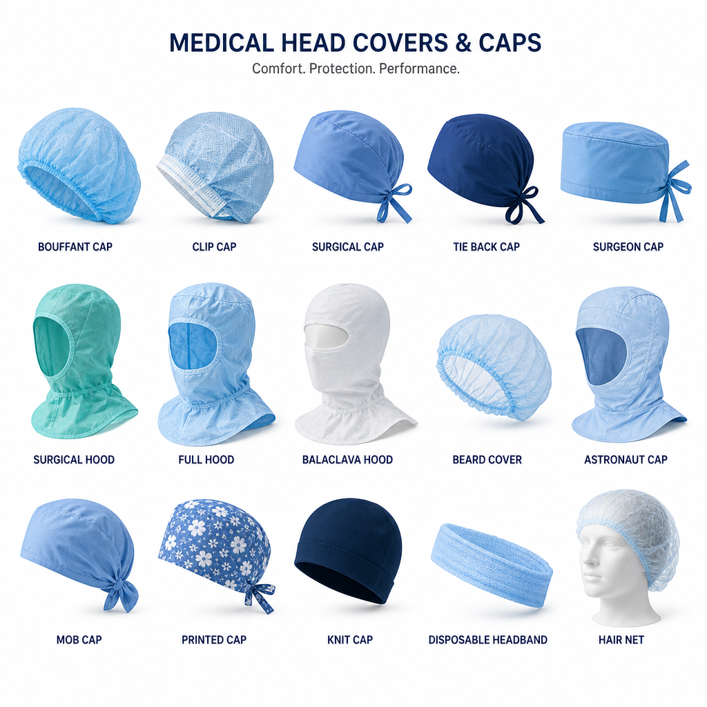 Medical Head Covers & Caps
